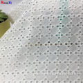 Design khaki 100% Embroidered Cotton Shirt Lace Fabric